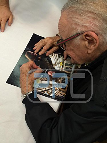 Stan Lee & Andrew Garfield Spider-Man Signed Authentic 8X10 Photo PSA #W80521