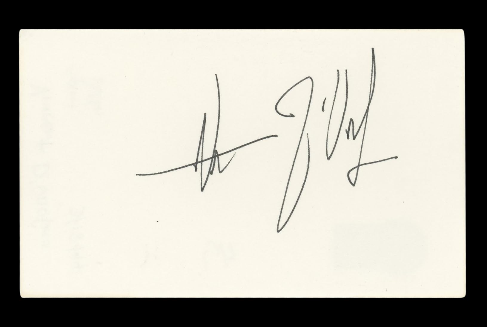Vincent D'Onofrio Full Metal Jacket Authentic Signed 3x5 Index Card BAS #BL96397