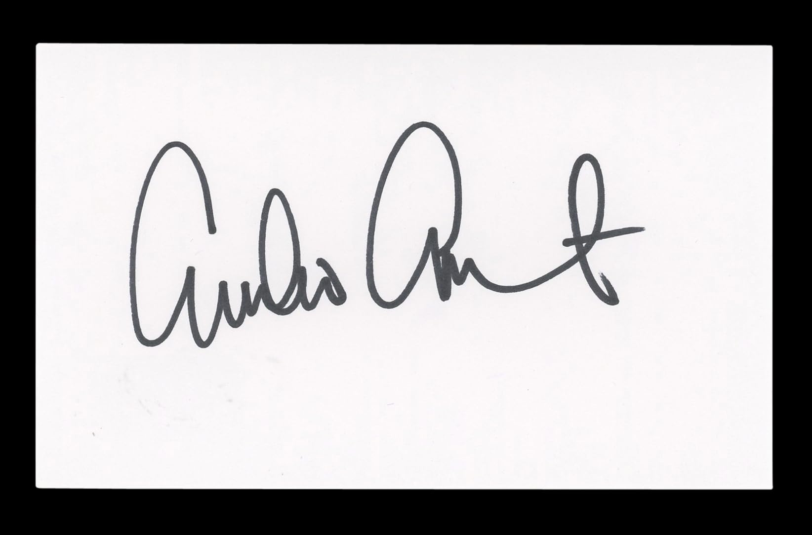 Emilio Estevez The Breakfast Club Signed 3x5 Index Card Autographed BAS #BM57004