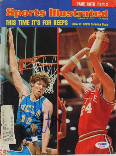 Ucla Bill Walton Authentic Signed Sports Illustrated 1974 PSA/DNA #Q12425