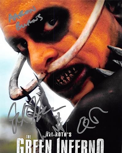 The Green Inferno (4) Sabara, Izzo, Burns & Roth Signed 8x10 Photo BAS #AC33467