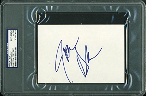 Joan Osborne Authentic Signed 4X6 Index Card Autographed PSA/DNA Slabbed