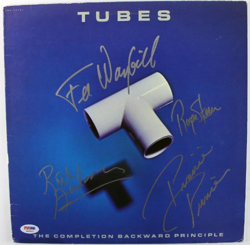 Tubes (4) Steen Anderson Prince & Waybill Signed Album Cover W/ Vinyl PSA S80843
