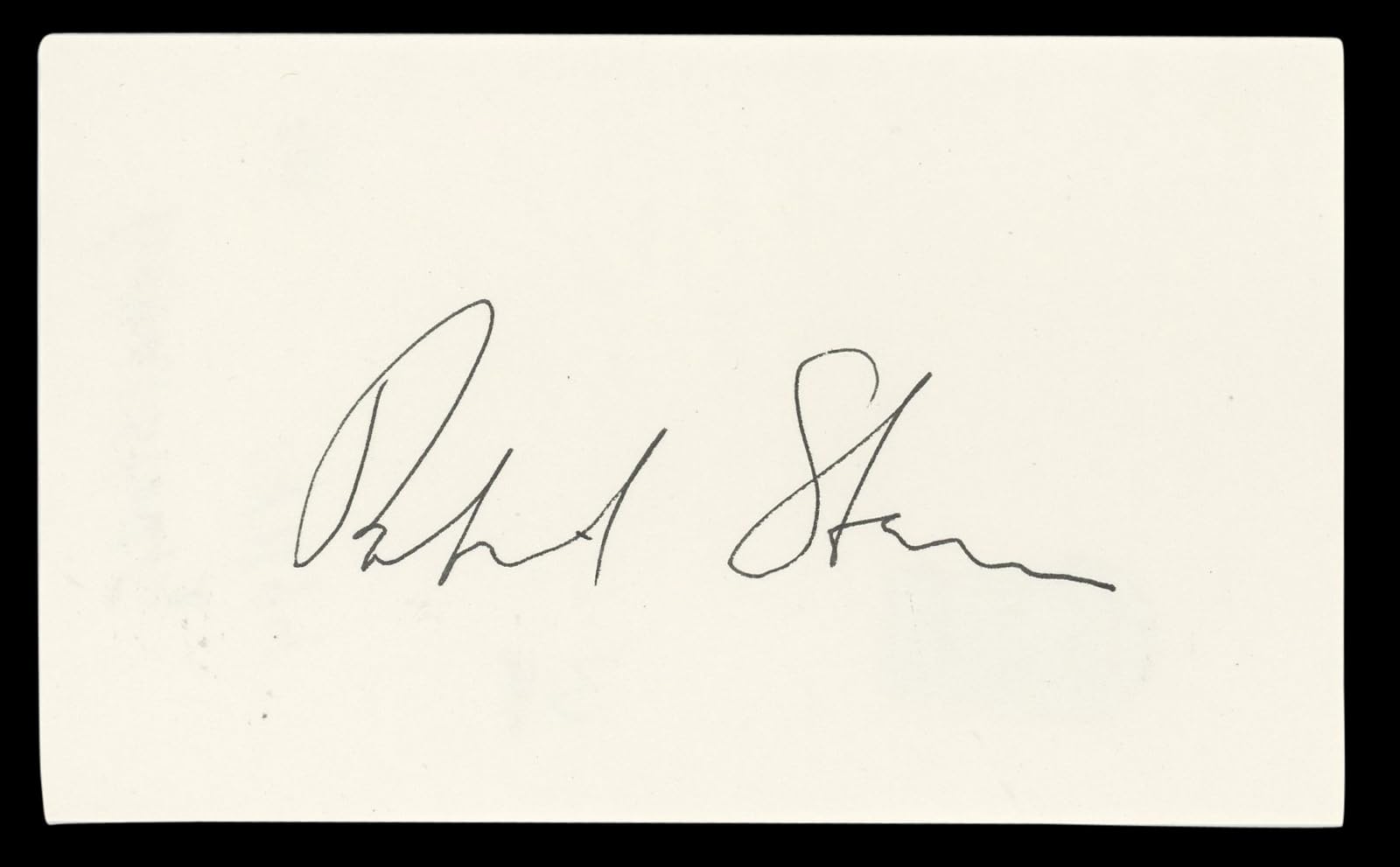 Robert Sterling Roughshod Authentic Signed 3x5 Index Card BAS #BL96890