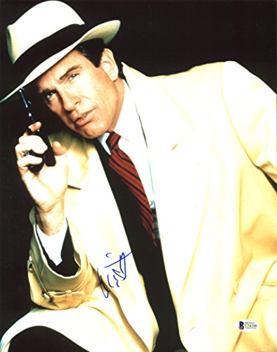 Warren Beatty Dick Tracy Authentic Signed 11X14 Photo Autographed BAS #C54206