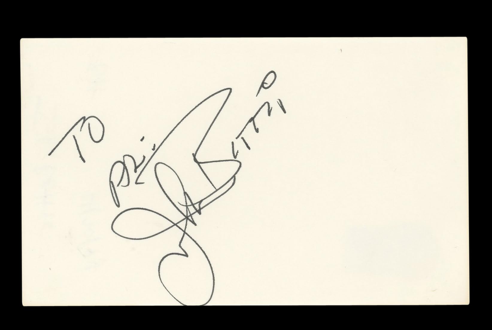 John Bettis Musician Authentic Signed 3x5 Index Card Autographed BAS #AD70195