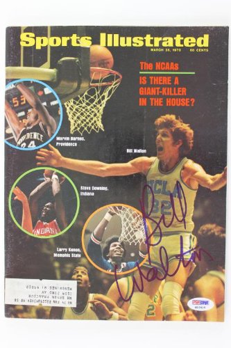 Ucla Bill Walton Authentic Signed Sports Illustrated 1973 PSA/DNA #Q12415