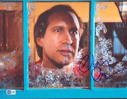 Chevy Chase Christmas Vacation Authentic Signed 11x14 Photo BAS #1W386685