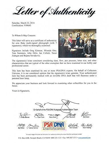 Rake Cast (7) Greg Kinnear Signed Authentic 11X14 Photo PSA/DNA #V09645