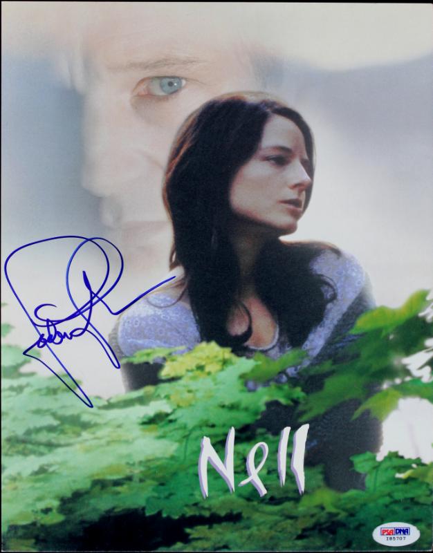 Jodie Foster Authentic Signed Nell Program Autographed PSA/DNA #I85707