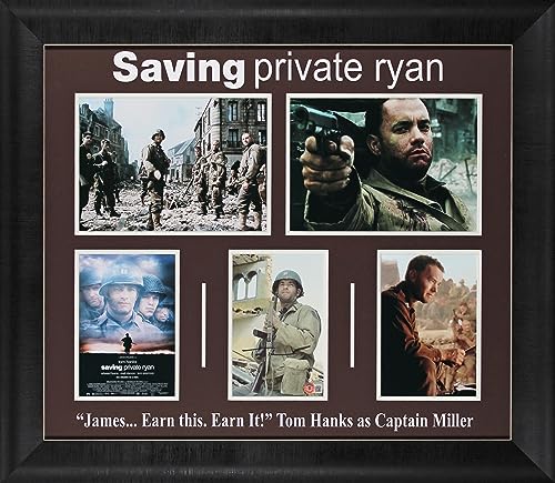 Tom Hanks Saving Private Ryan Authentic Signed Framed Display Autographed BAS