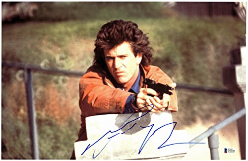 Mel Gibson Lethal Weapon Authentic Signed 11x17 Photo Autographed BAS #D43210