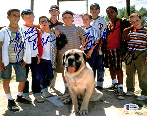 The Sandlot (6) Guiry, Obedzinski +4 Authentic Signed 8x10 Photo BAS Witnessed 1