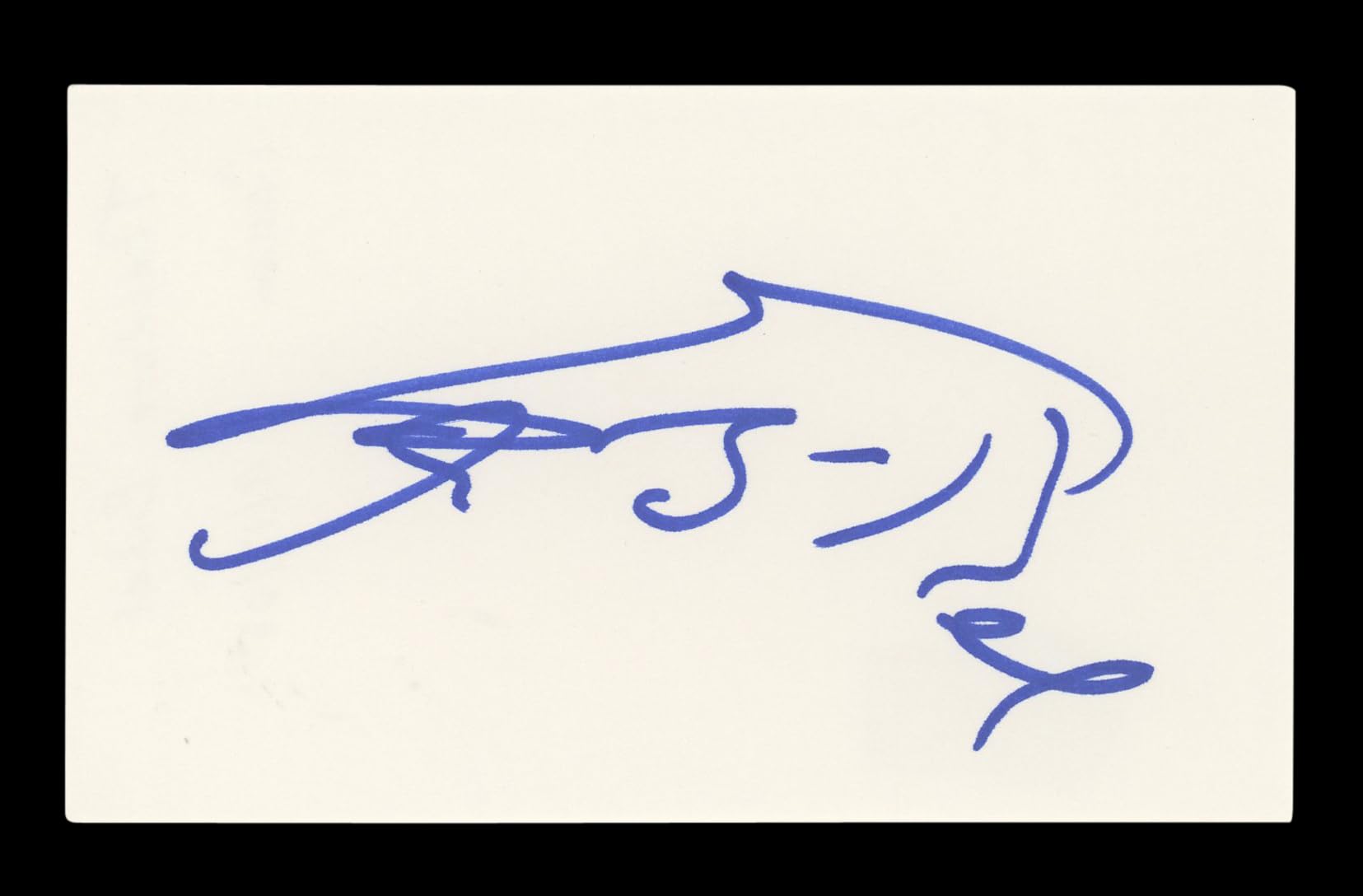 Theodore Bikel My Fair Lady Signed 3x5 Index Card Autographed BAS #AD70197