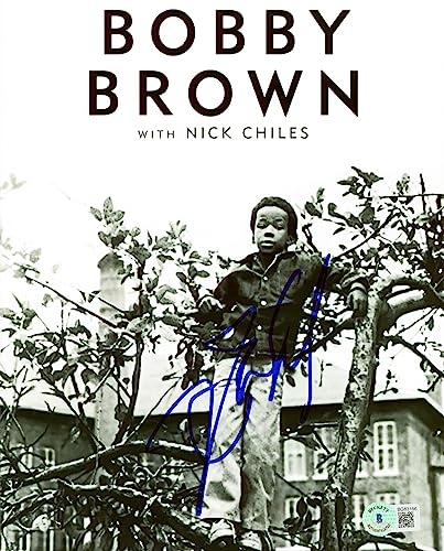 Bobby Brown Authentic Signed 8x10 Black & White Photo Autographed BAS #BG83166