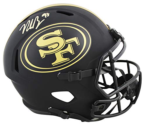 49ers Nick Bosa Authentic Signed Eclipse Full Size Speed Rep Helmet BAS Witness