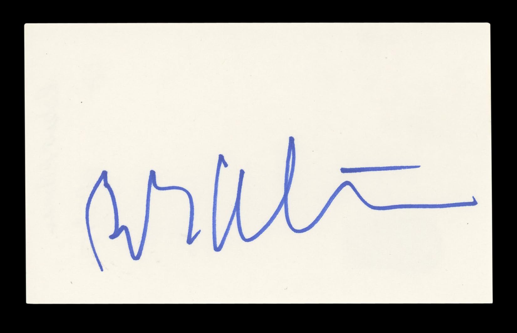 Robert Altman M*A*S*H Authentic Signed 3x5 Index Card Autographed BAS #AD70179