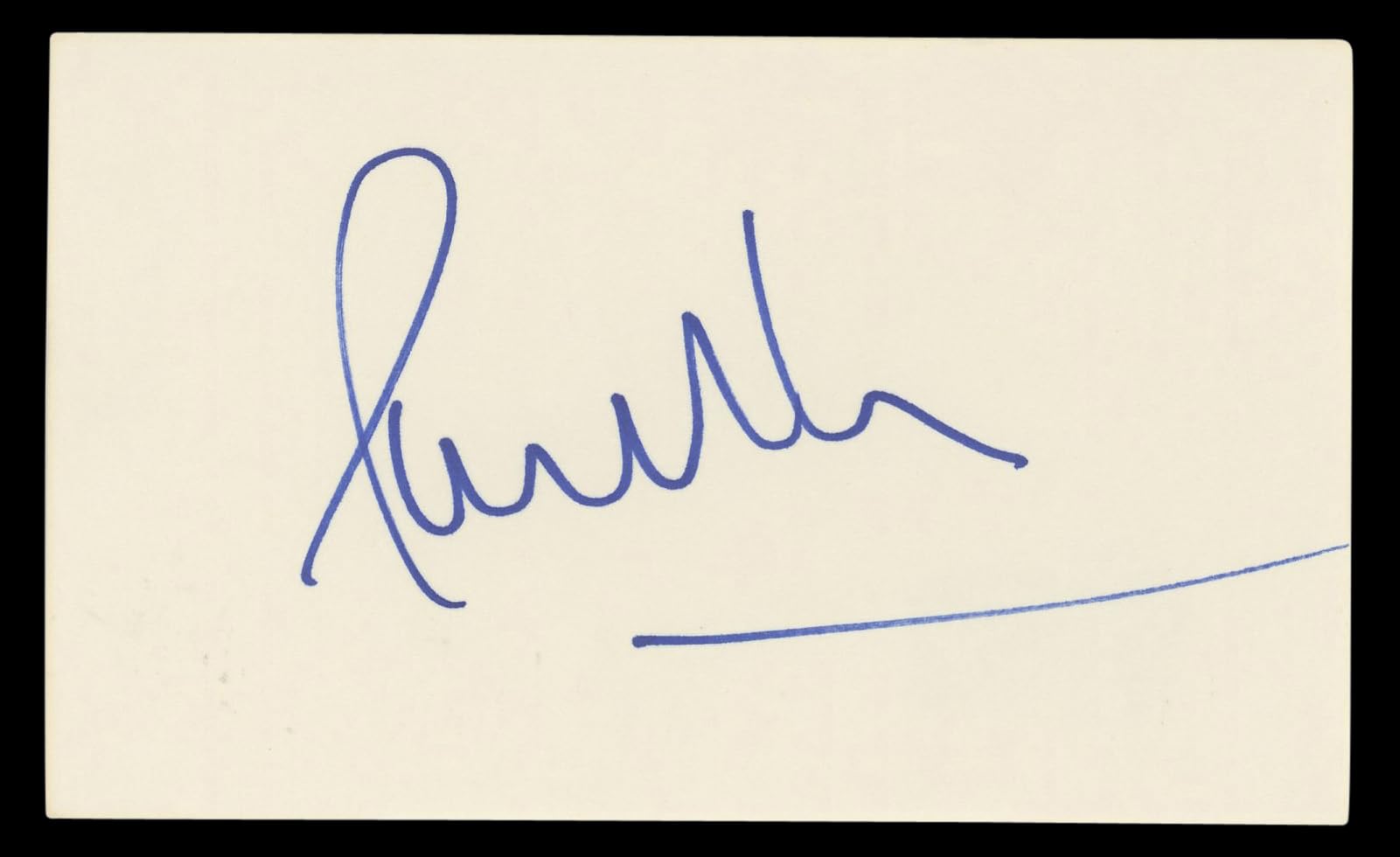 Paul Anka Musician Authentic Signed 3x5 Index Card Autographed BAS #BL96914