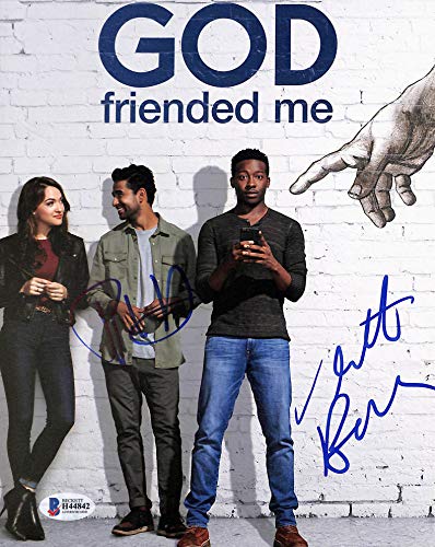Brandon Michael Hall & Violett Beane God Friended Me Signed 8x10 Photo BASH44842