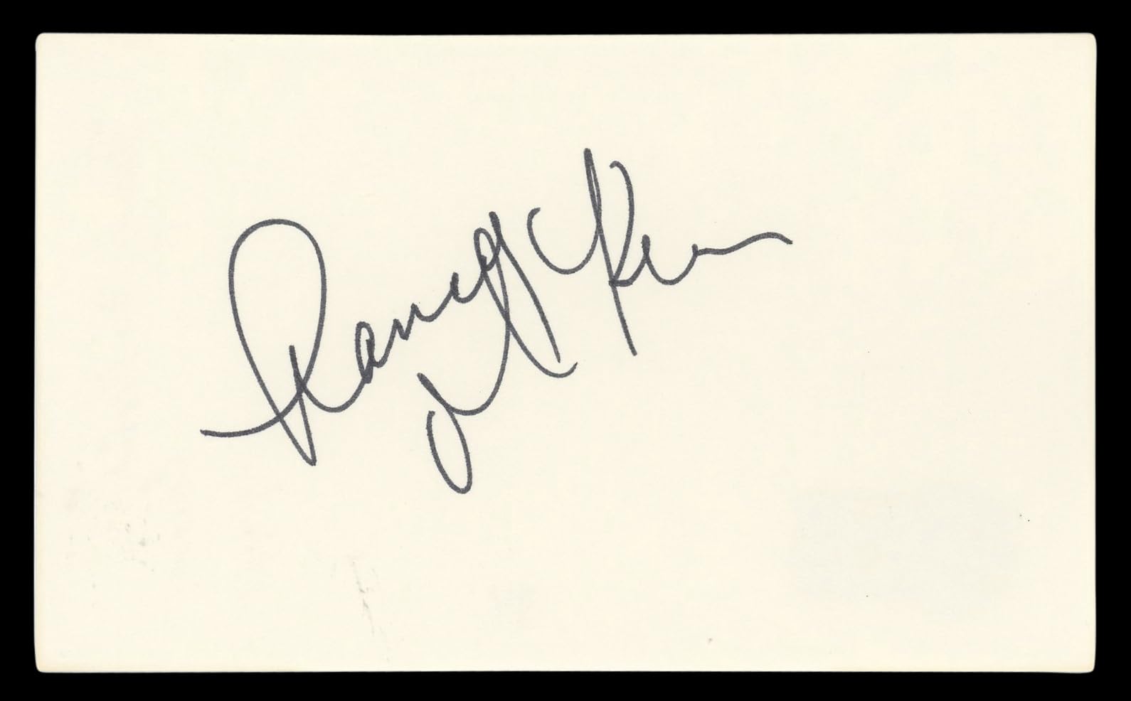 Nancy McKeon The Facts of Life Authentic Signed 3x5 Index Card BAS #BL96377