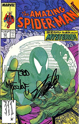 Stan Lee & Todd McFarlane Signed The Amazing Spider-Man #311 Comic BAS #E35339