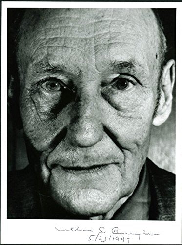 William S. Burroughs "5/23/1987" Authentic Signed 7X9.5 Photo PSA/DNA #X03393