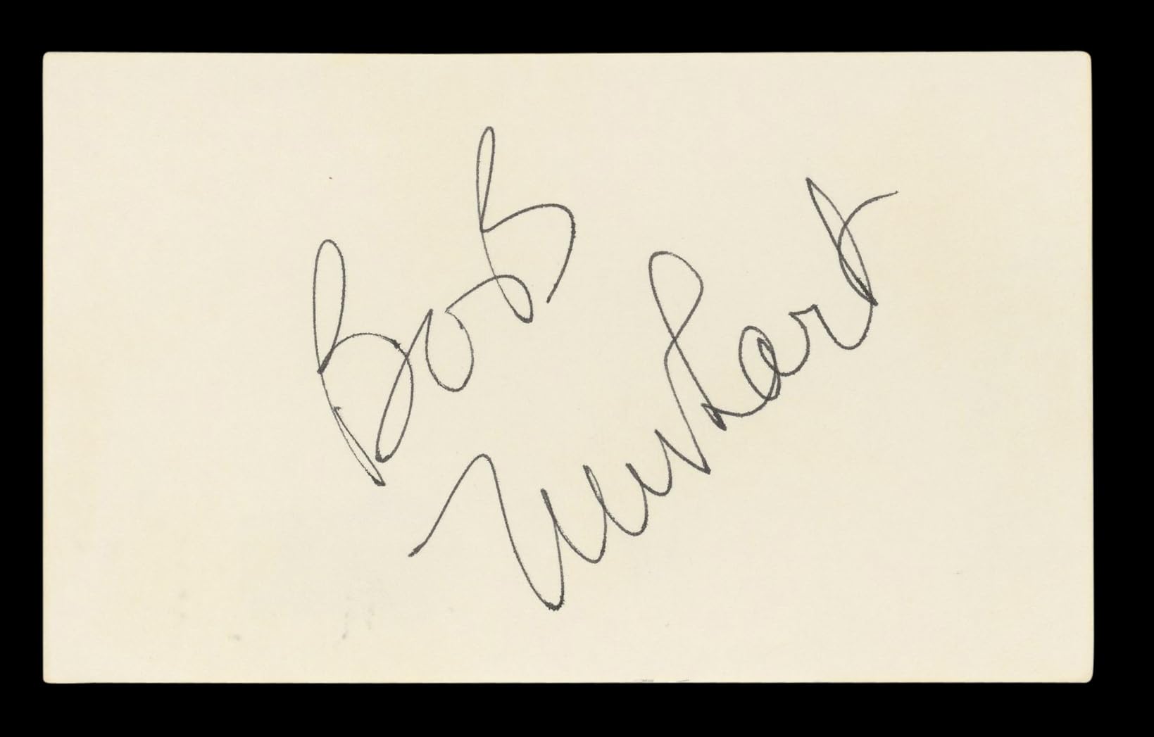 Bob Newhart The Big Bang Theory Authentic Signed 3x5 Index Card BAS #BL96468