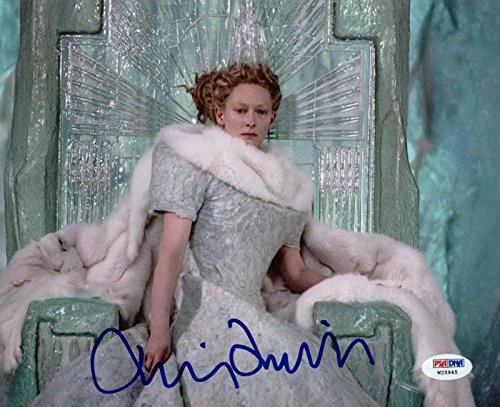 Tilda Swinton Chronicles Of Narnia Signed Authentic 8X10 Photo PSA/DNA #W25945
