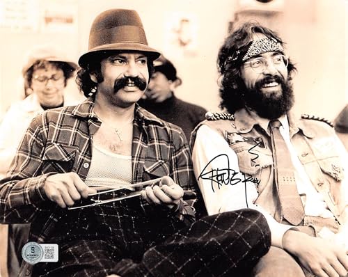 Tommy Chong Cheech & Chong Authentic Signed 8x10 Horizontal Photo BAS 14