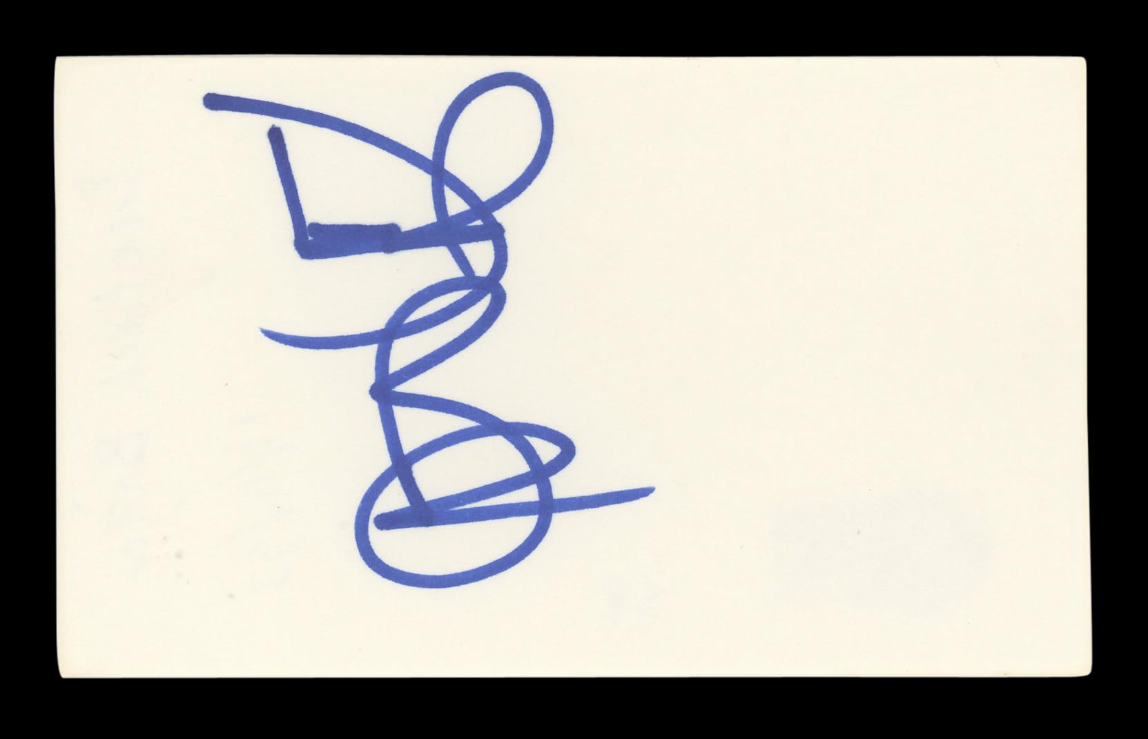 Diedrich Bader Napoleon Dynamite Authentic Signed 3x5 Index Card BAS #BL96943
