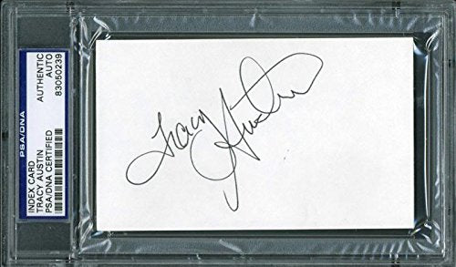 Tracy Austin Authentic Signed 3X5 Index Card Autographed PSA/DNA Slabbed