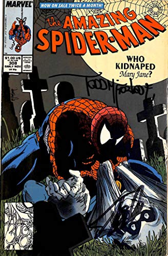 Stan Lee & Todd McFarlane Signed The Amazing Spider-Man #308 Comic BAS #E35325