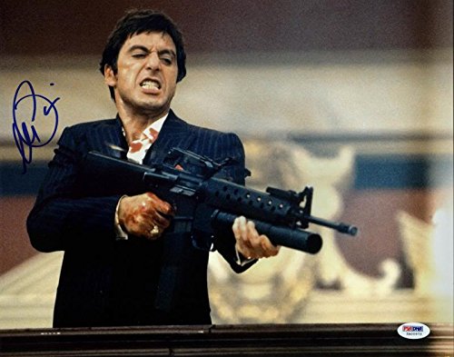 Al Pacino Scarface Signed 11X14 Photo Graded Perfect 10! PSA/DNA ITP #5A00973
