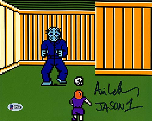 Ari Lehman Friday The 13th Video Game "Jason 1" Signed 8x10 Photo BAS 8