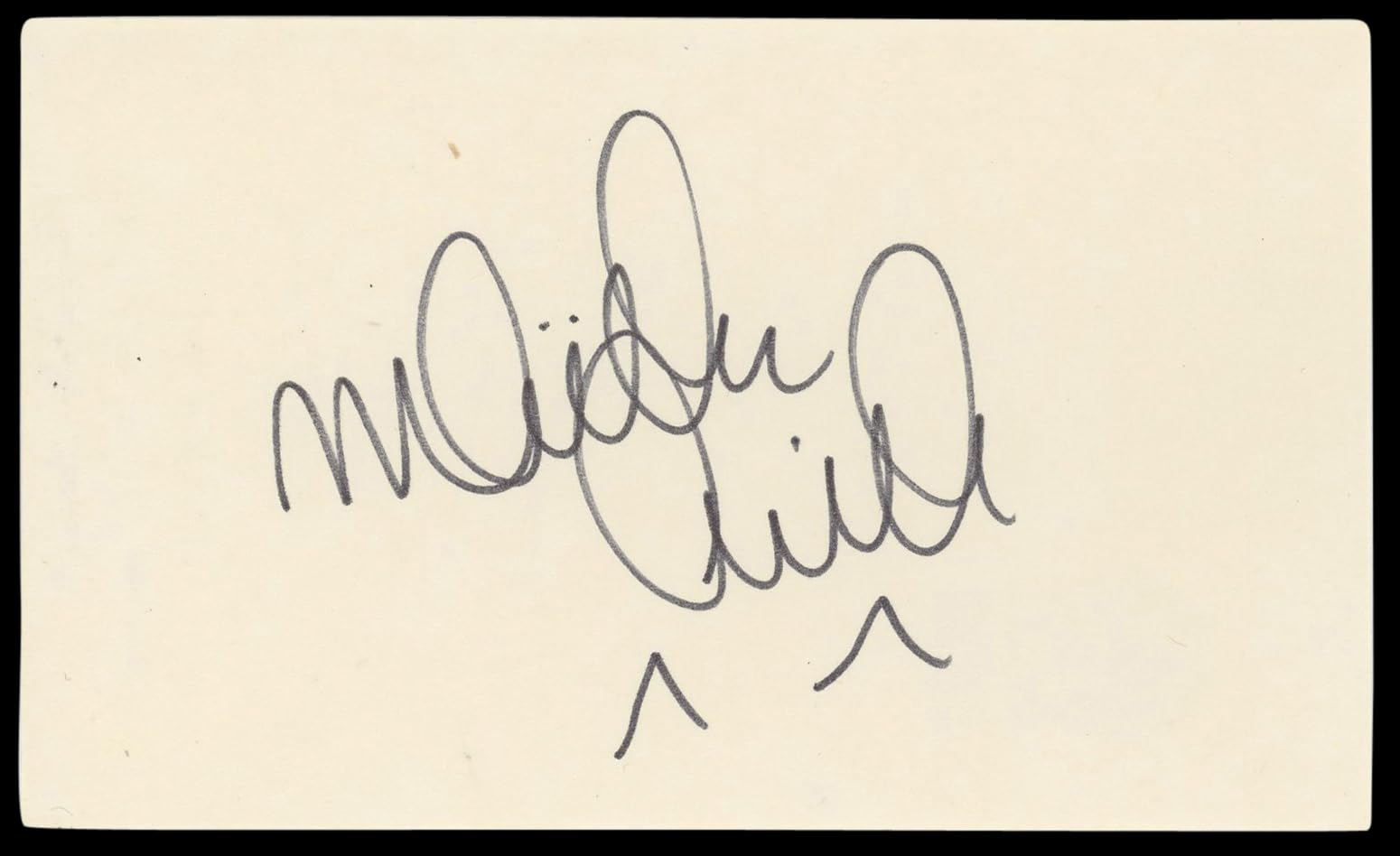 Mädchen Amick Twin Peaks Signed 3x5 Index Card Autographed BAS #AD70386