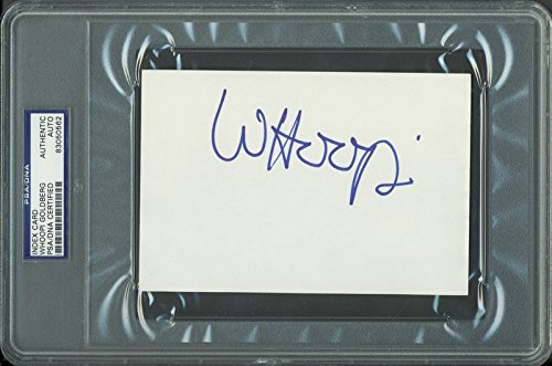 Whoopi Goldberg Authentic Signed 4X6 Index Card Autographed PSA/DNA Slabbed