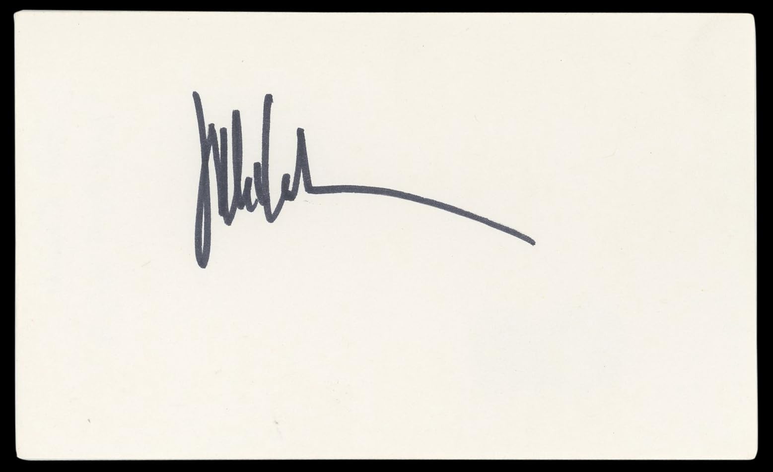 Josh Charles The Good Wife Signed 3x5 Index Card Autographed BAS #AD70402