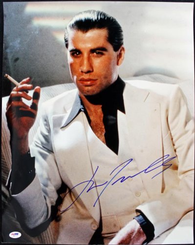 John Travolta Saturday Night Fever Signed Authentic 16X20 Photo PSA/DNA #I85715