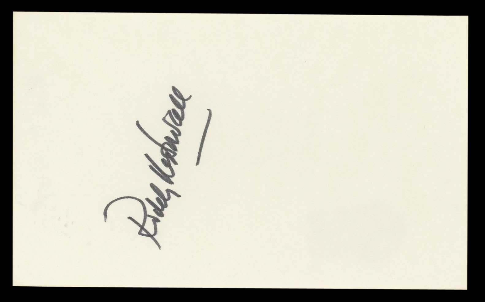Roddy McDowall Planet Of The Apes Authentic Signed 3x5 Index Card BAS #BL98878