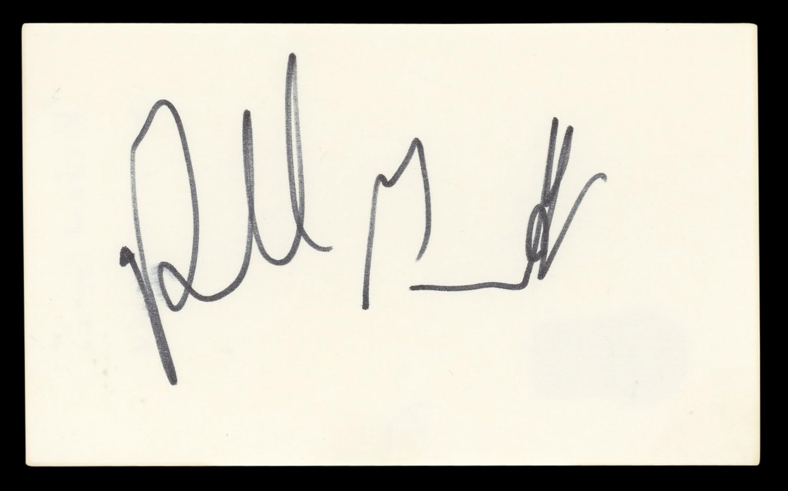 Richard Grieco If Looks Could Kill Authentic Signed 3x5 Index Card BAS #BL96851