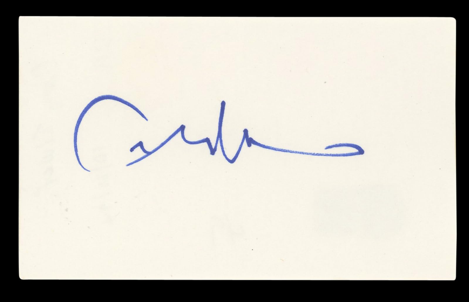 Cary Elwes The Princess Bride Authentic Signed 3x5 Index Card BAS #BL96773