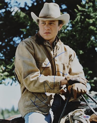 Heath Ledger Brokeback Mountain Authentic Signed 11x14 Photo PSA/DNA #T01115