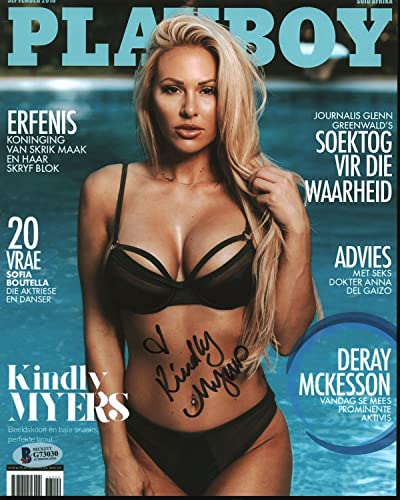 Kindly Myers Playboy Authentic Signed 8x10 Photo Autographed BAS #G73030