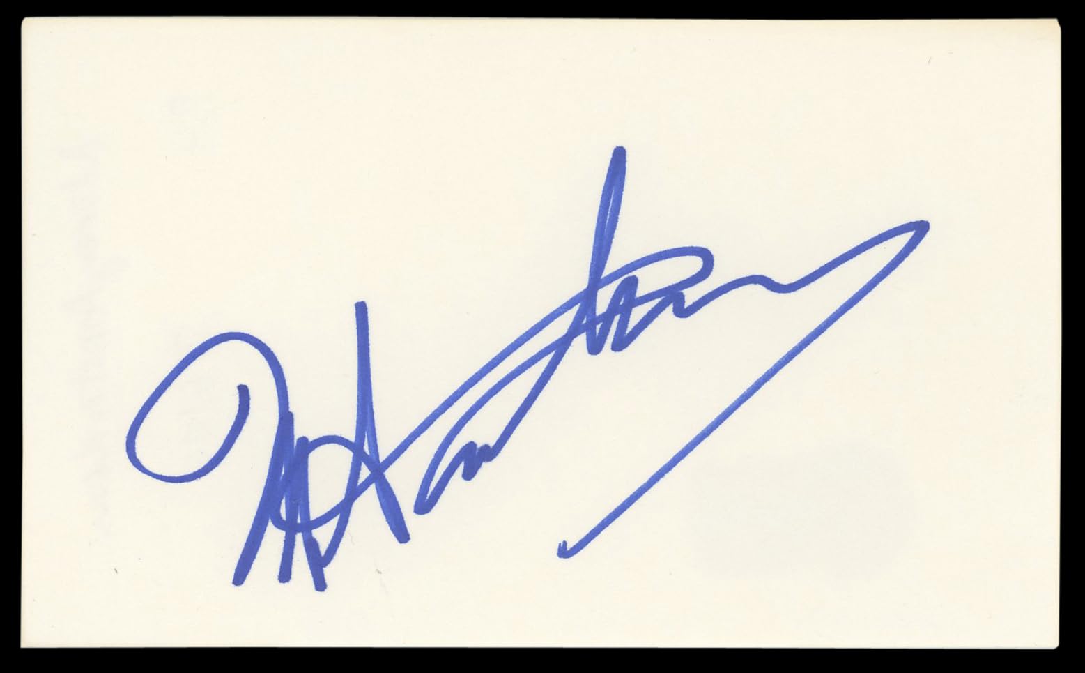Morey Amsterdam The Dick Van Dyke Show Signed 3x5 Index Card BAS #AD70391
