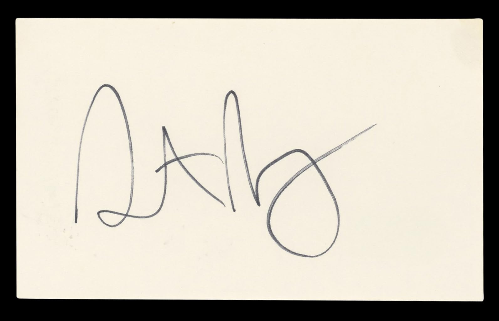 Steve Guttenberg Police Academy Authentic Signed 3x5 Index Card BAS #BL98479