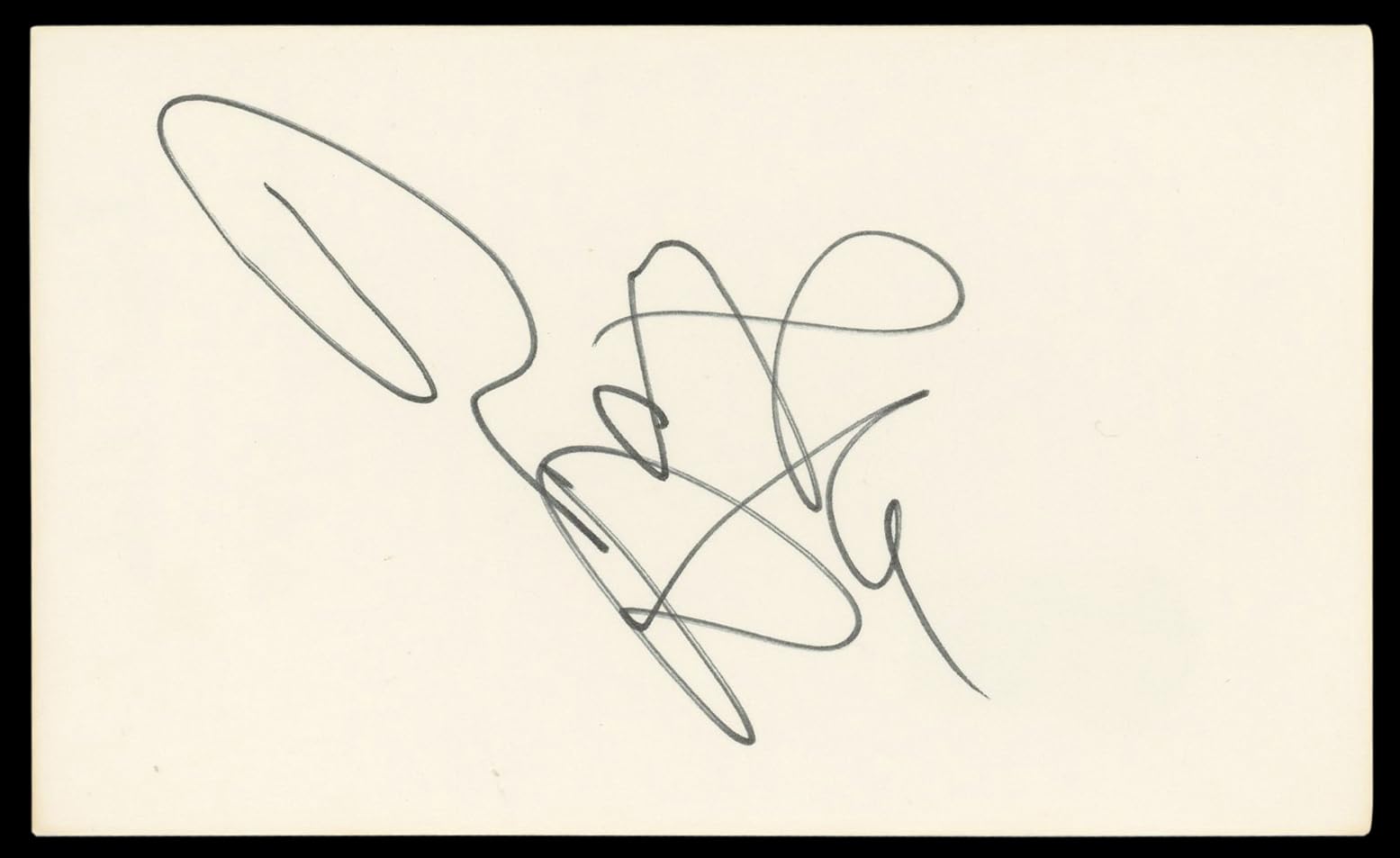 Robert Blake In Cold Blood Signed 3x5 Index Card Autographed BAS #AD70419