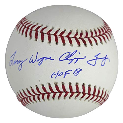 Braves Larry Wayne Chipper Jones Jr. HOF 18 Authentic Signed Oml Baseball PSA