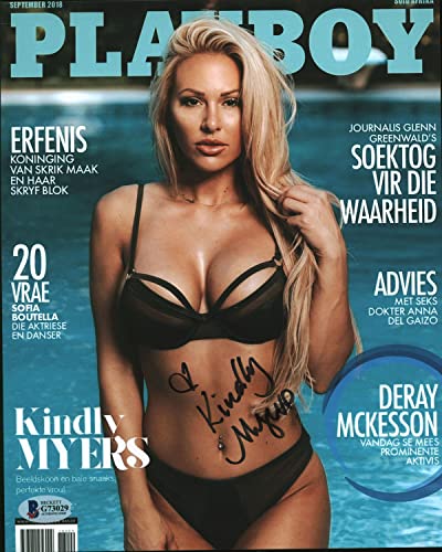 Kindly Myers Playboy Authentic Signed 8x10 Photo Autographed BAS #G73029