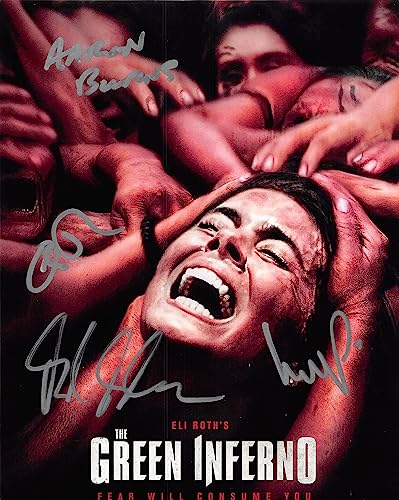 The Green Inferno (4) Sabara, Izzo, Burns & Roth Signed 8x10 Photo BAS #AC33468