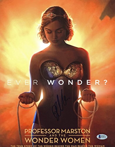 Bella Heathcote Professor Marston and Wonder Women Signed 11x14 Photo BAS #D78717
